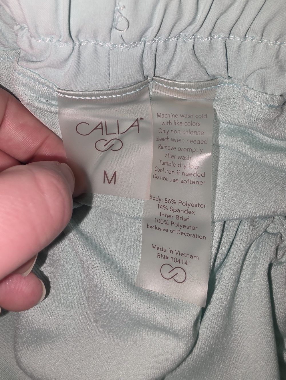 Calia Running Shorts Size M Mint - Picture 3 of 6